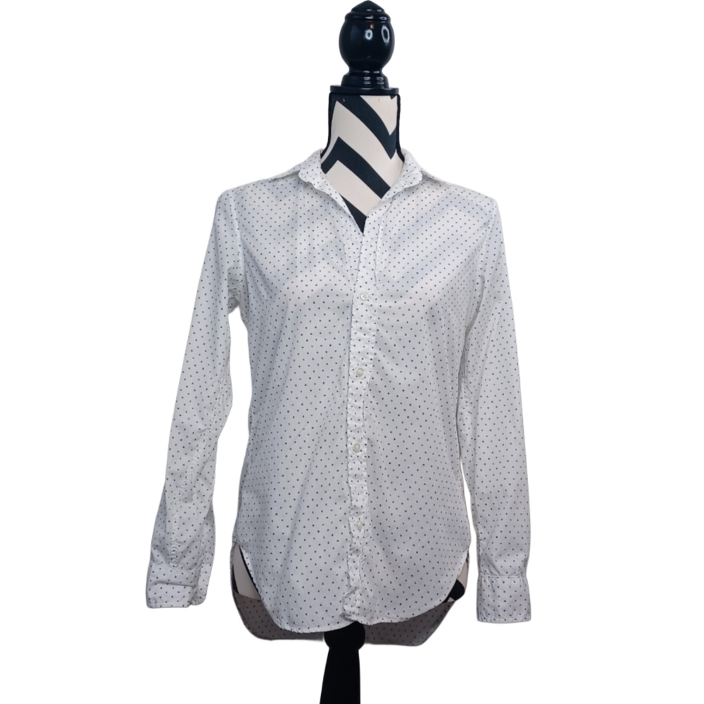 Frank & Eileen Frank Printed Button Down Front Shirt